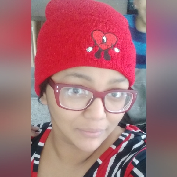 Heart winter hat - Picture 4 of 5